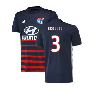 Lyon 2017-18 Away Shirt ((Excellent) L) (Nkoulou 3)