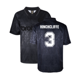 Man City 1990 Blackout Retro Shirt (HINCHCLIFFE 3)