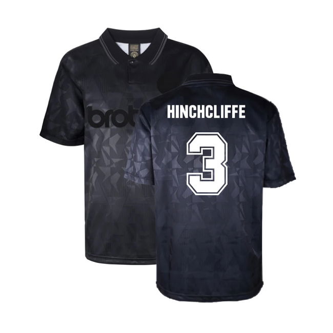 Man City 1990 Blackout Retro Shirt (HINCHCLIFFE 3)