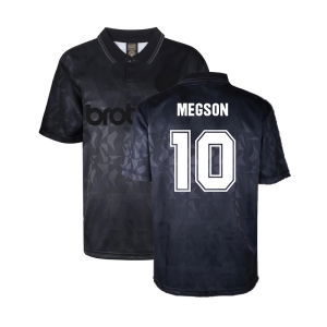 Man City 1990 Blackout Retro Shirt (MEGSON 10)