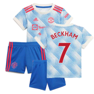 Man Utd 2021-2022 Away Baby Kit (BECKHAM 7)