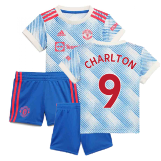 Man Utd 2021-2022 Away Baby Kit (CHARLTON 9)