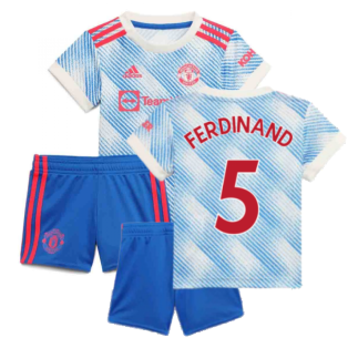 Man Utd 2021-2022 Away Baby Kit (FERDINAND 5)