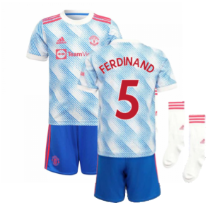 Man Utd 2021-2022 Away Mini Kit (FERDINAND 5)