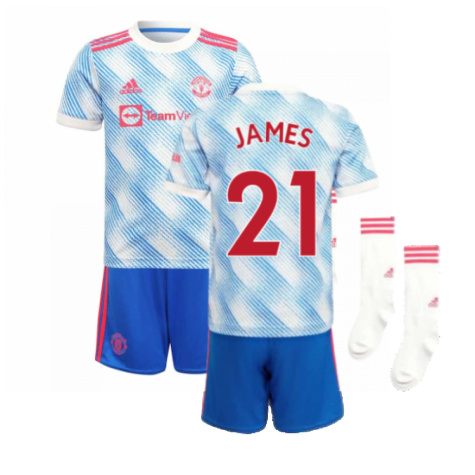 Man Utd 2021-2022 Away Mini Kit (JAMES 21)