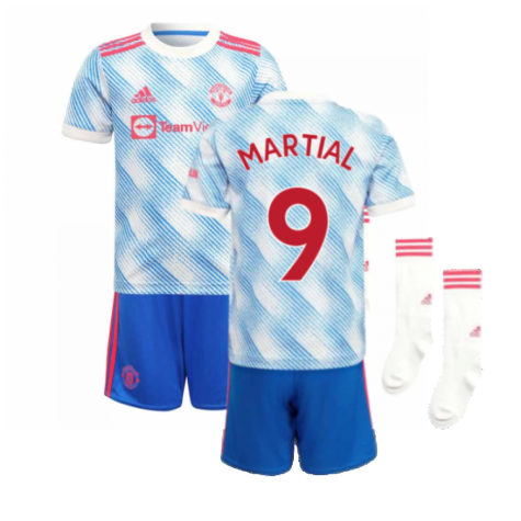 Man Utd 2021-2022 Away Mini Kit (MARTIAL 9)