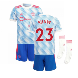 Man Utd 2021-2022 Away Mini Kit (SHAW 23)