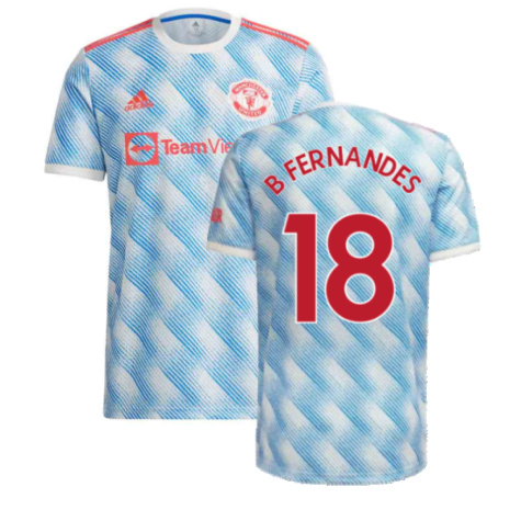Man Utd 2021-2022 Away Shirt (B FERNANDES 18)