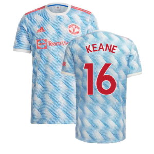 Man Utd 2021-2022 Away Shirt (KEANE 16)