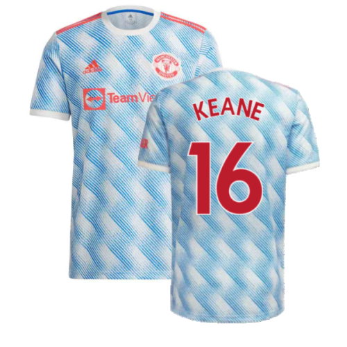 Man Utd 2021-2022 Away Shirt (KEANE 16)