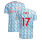 Man Utd 2021-2022 Away Shirt (Kids) (FRED 17)
