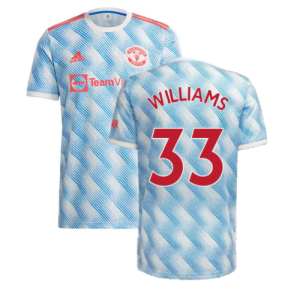 Man Utd 2021-2022 Away Shirt (Kids) (WILLIAMS 33)