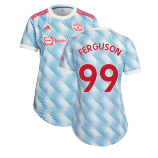 Man Utd 2021-2022 Away Shirt (Ladies) (FERGUSON 99)