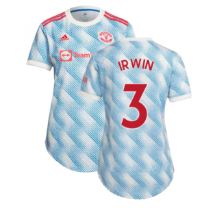Man Utd 2021-2022 Away Shirt (Ladies) (IRWIN 3)