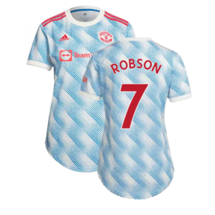 Man Utd 2021-2022 Away Shirt (Ladies) (ROBSON 7)