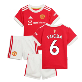 Man Utd 2021-2022 Home Baby Kit (POGBA 6)