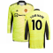 Man Utd 2021-2022 Home Goalkeeper Shirt (Yellow) (Your Name)