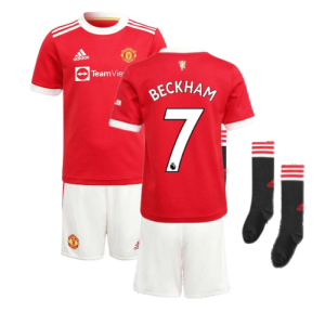 Man Utd 2021-2022 Home Mini Kit (BECKHAM 7)