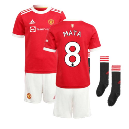 Man Utd 2021-2022 Home Mini Kit (MATA 8) Man Utd 2021-2022 Home Mini Kit (MATA 8)
