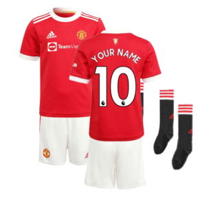 Man Utd 2021-2022 Home Mini Kit (Your Name)