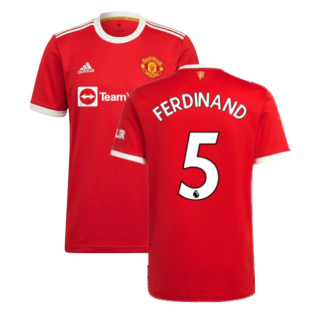 Man Utd 2021-2022 Home Shirt (FERDINAND 5)