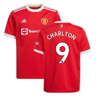 Man Utd 2021-2022 Home Shirt (Kids) (CHARLTON 9)