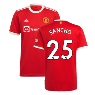 Man Utd 2021-2022 Home Shirt (SANCHO 25)