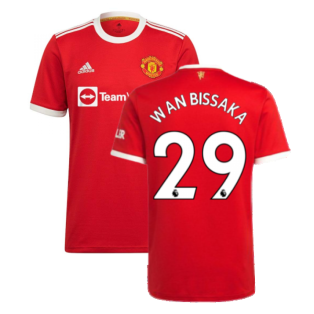 Man Utd 2021-2022 Home Shirt (WAN BISSAKA 29)
