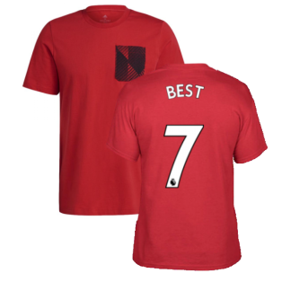 Man Utd 2021-2022 STR Graphic Tee (Red) (BEST 7)