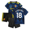 Man Utd 2021-2022 Third Baby Kit (Blue) (B FERNANDES 18)