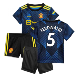 Man Utd 2021-2022 Third Baby Kit (Blue) (FERDINAND 5)