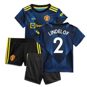 Man Utd 2021-2022 Third Baby Kit (Blue) (LINDELOF 2)
