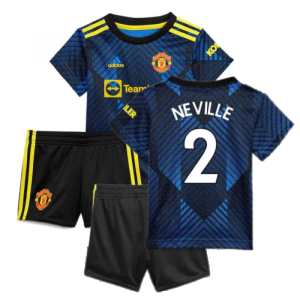 Man Utd 2021-2022 Third Baby Kit (Blue) (NEVILLE 2)