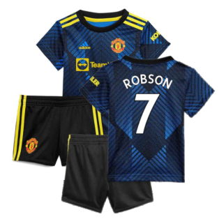Man Utd 2021-2022 Third Baby Kit (Blue) (ROBSON 7)