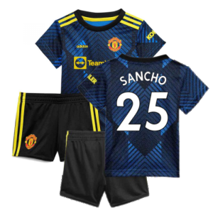 Man Utd 2021-2022 Third Baby Kit (Blue) (SANCHO 25)