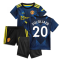 Man Utd 2021-2022 Third Baby Kit (Blue) (SOLSKJAER 20)
