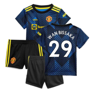 Man Utd 2021-2022 Third Baby Kit (Blue) (WAN BISSAKA 29)