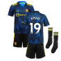 Man Utd 2021-2022 Third Mini Kit (Blue) (AMAD 19)