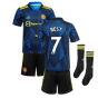 Man Utd 2021-2022 Third Mini Kit (Blue) (BEST 7)