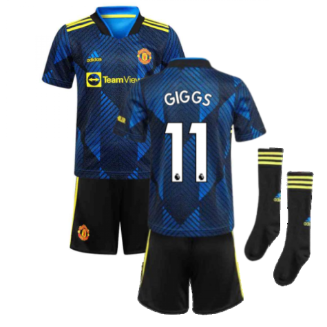 Man Utd 2021-2022 Third Mini Kit (Blue) (GIGGS 11)