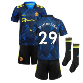 Man Utd 2021-2022 Third Mini Kit (Blue) (WAN BISSAKA 29)