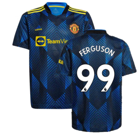 Man Utd 2021-2022 Third Shirt (Kids) (FERGUSON 99)