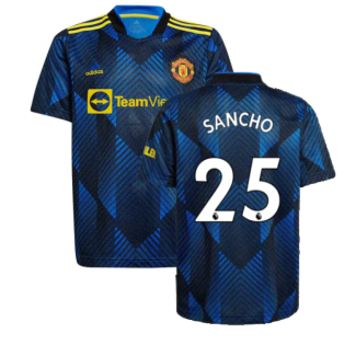 Man Utd 2021-2022 Third Shirt (Kids) (SANCHO 25)