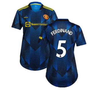 Man Utd 2021-2022 Third Shirt (Ladies) (FERDINAND 5)