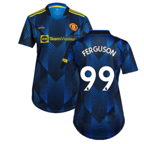 Man Utd 2021-2022 Third Shirt (Ladies) (FERGUSON 99)