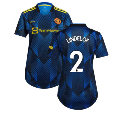 Man Utd 2021-2022 Third Shirt (Ladies) (LINDELOF 2)