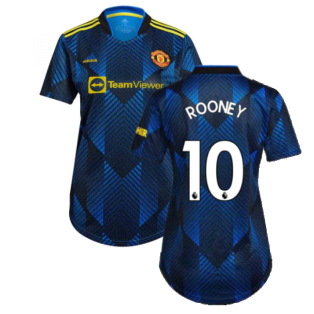 Man Utd 2021-2022 Third Shirt (Ladies) (ROONEY 10)