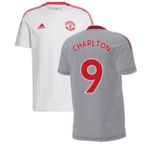 Man Utd 2021-2022 Training Tee (Grey) (CHARLTON 9)