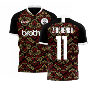 Manchester Blues 2023-2024 Away Concept Football Kit (Libero) (ZINCHENKO 11)