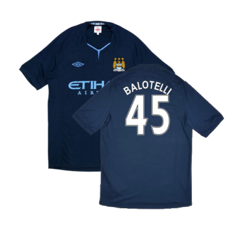 Manchester City 2010-11 Away Shirt ((Very Good) XL) (Balotelli 45)